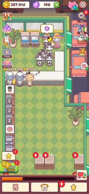 猫猫カフェ：ネコちゃんレストランタイクーン